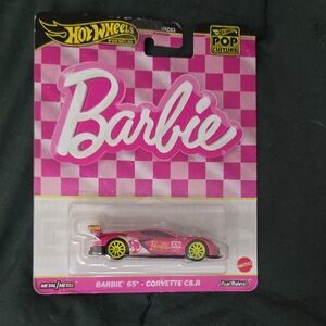 Barbie Hot Wheels Pink Corvette C8.R Toy Car